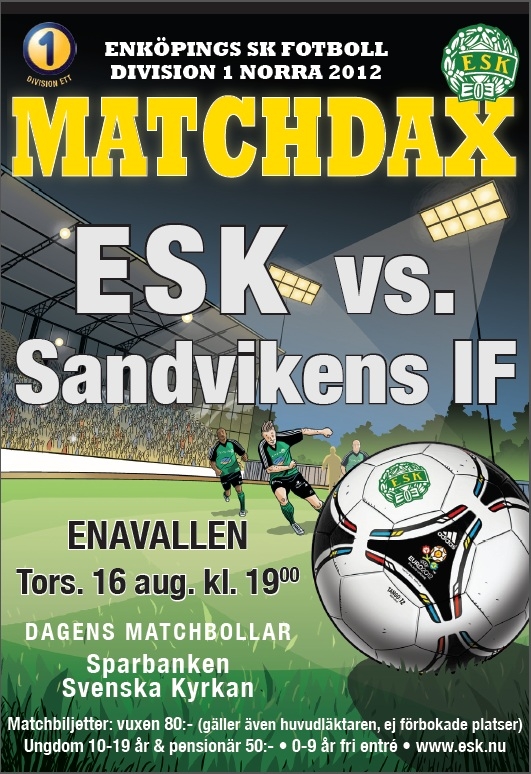 Sprid matchaffischer!