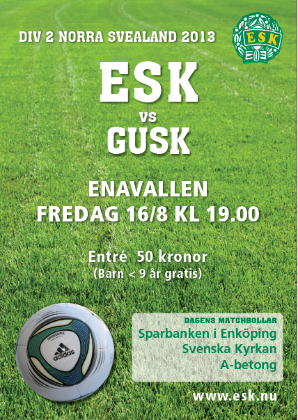 Sprid matchaffischer