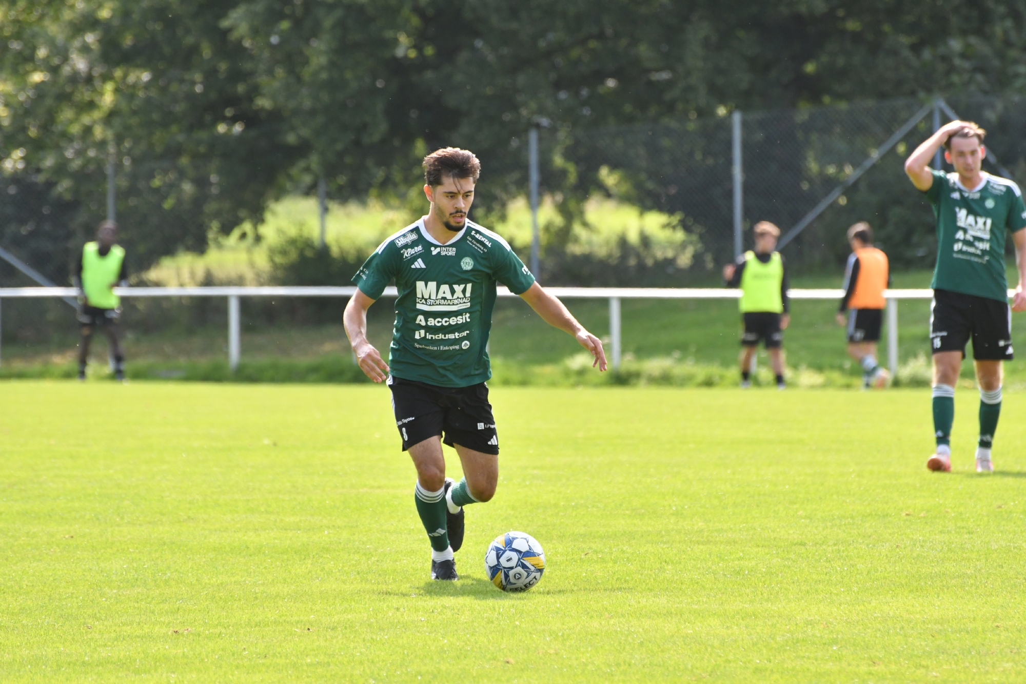 Spännande möte med seriekollegan