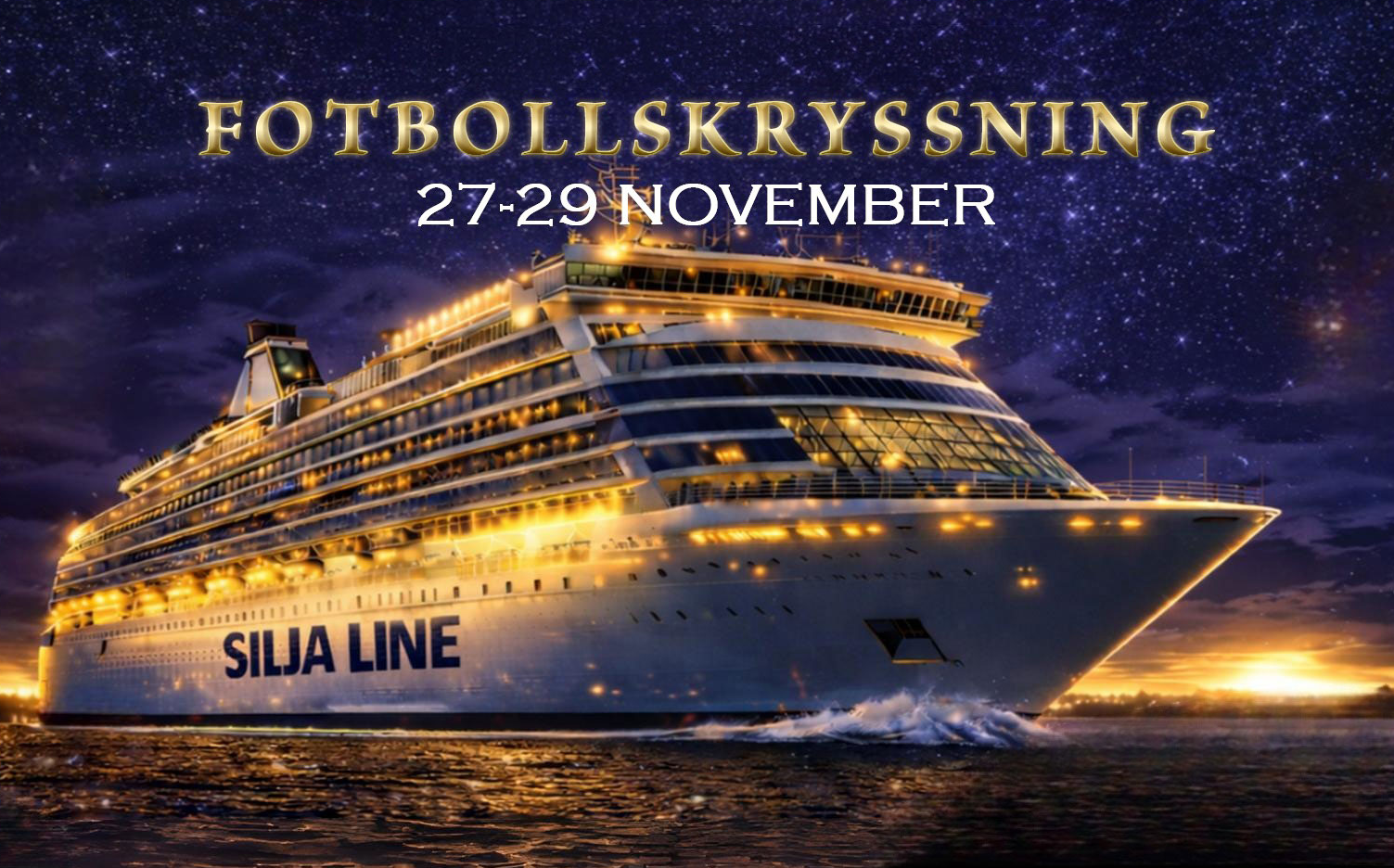 Fotbollskryssningen 2026 – boka din plats redan nu!