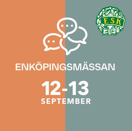 Nu till helgen – ESK på Enköpingsmässan 2025!